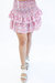 Beach Party Ruffled Skort In Pink