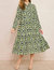 Braver Than Belief Midi Dress In Green - Green