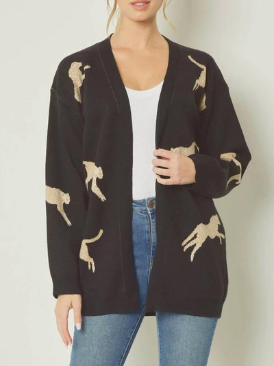 entro Cheetah Cardigan product