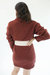 Cinnamon Spice Sweater Dress In Chocolate