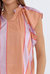 Color Block Top In Peach