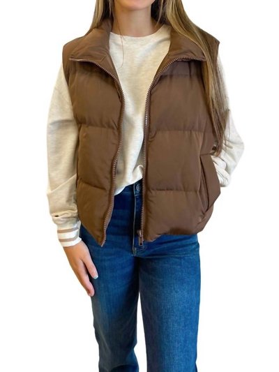 entro Cropped Puffer Vest product