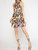 Floral Ruffle Halter In Multi - Multi