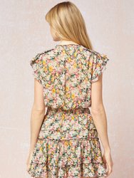 Floral Smocked Tiered Dress