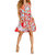 Groovy Baby Tiered Dress In Multi - Multi