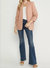 Linen Blazer In Blush