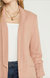 Linen Blazer In Blush