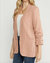 Linen Blazer In Blush