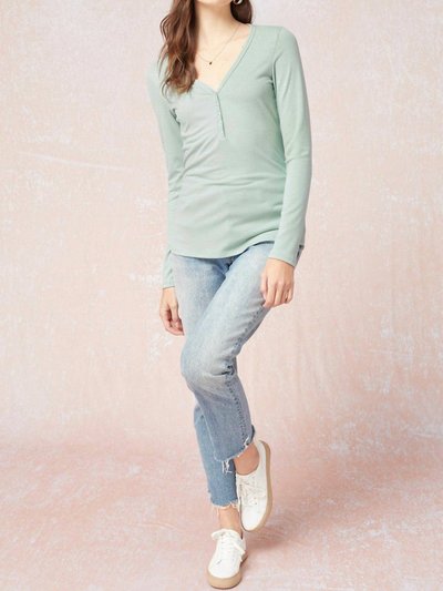 entro Long Sleeve V-Neck Top product