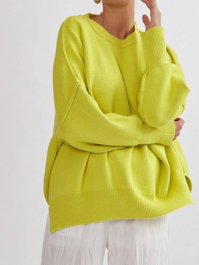 entro Oversized Drop Shoulder Sweater product