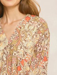 Paisley Floral Blouse