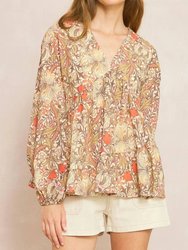 Paisley Floral Blouse