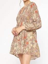 Paisley Floral Dress