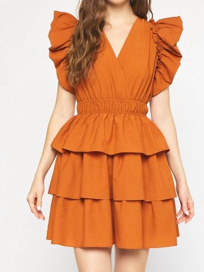 entro Ruffle Sleeve Mini Dress product