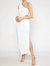 Single Shoulder Maxi Dress - Off White