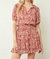 Smocked Tiered Dress - Mauve