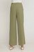 Solid High Waisted Pant In Olive