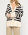 Striped Cardigan - Natural & Navy