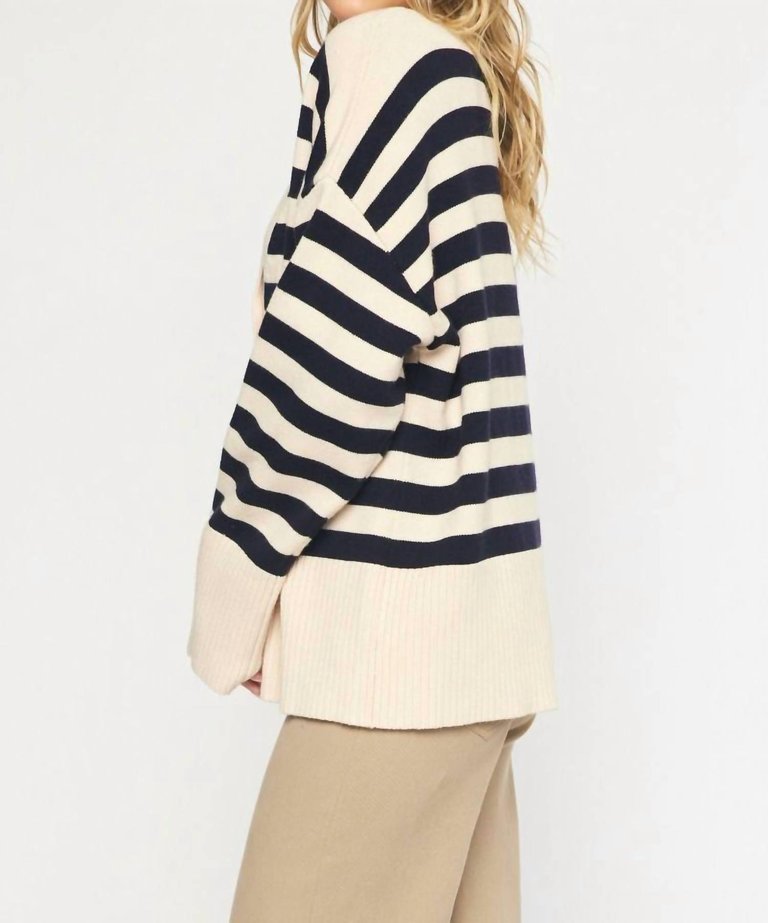 Striped Cardigan