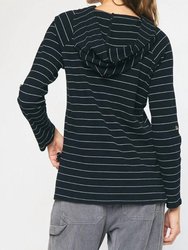 Striped Hooded Sweatshirts
