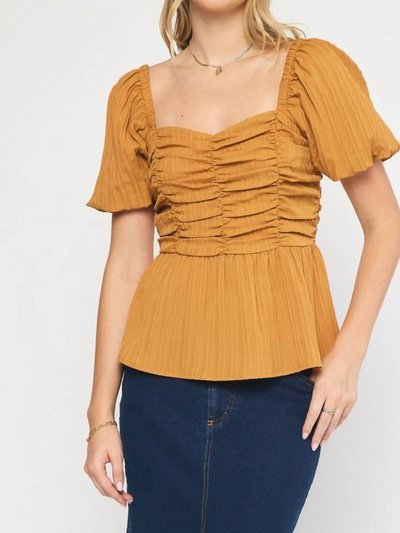 entro Sweetheart Puff Sleeve Top product