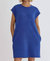 Textured Dress - Royal Blue