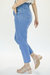 The Dani Elastic Waist Jeans In Medium Wash