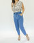 The Dani Elastic Waist Jeans In Medium Wash - Medium Wash