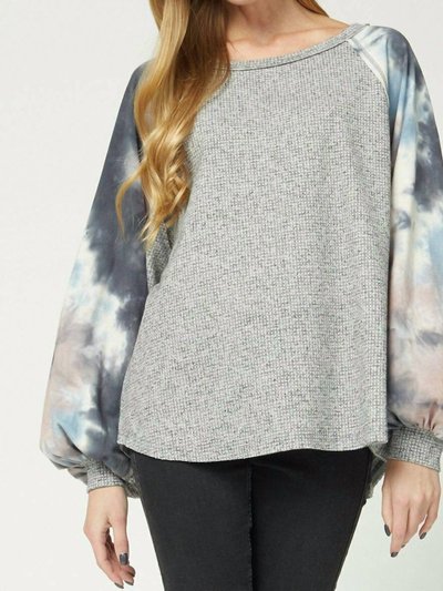 entro Tie Dye Puffy Sleeve Top product