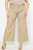 Wide Leg Pants - Plus - Tan