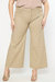 Wide Leg Pants - Plus - Tan