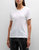 Cashmere Loose Short Sleeve Tee In White - White