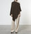 Cashmere Poncho In Saddle Brown - Saddle Brown