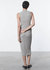 Costa Puckered Pencil Skirt In Limestone