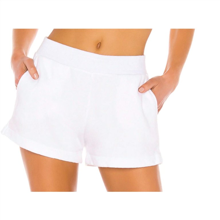 French Terry Short - White