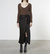 Knit V Neck Top In Saddle Brown - Saddle Brown