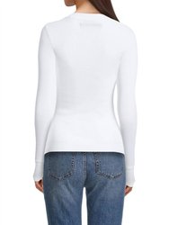 Laundered Thermal Henley Top