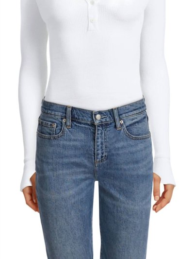 Enza Costa Laundered Thermal Henley Top product