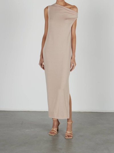 Enza Costa Luxe Knit Exposed Shoulder Dress product