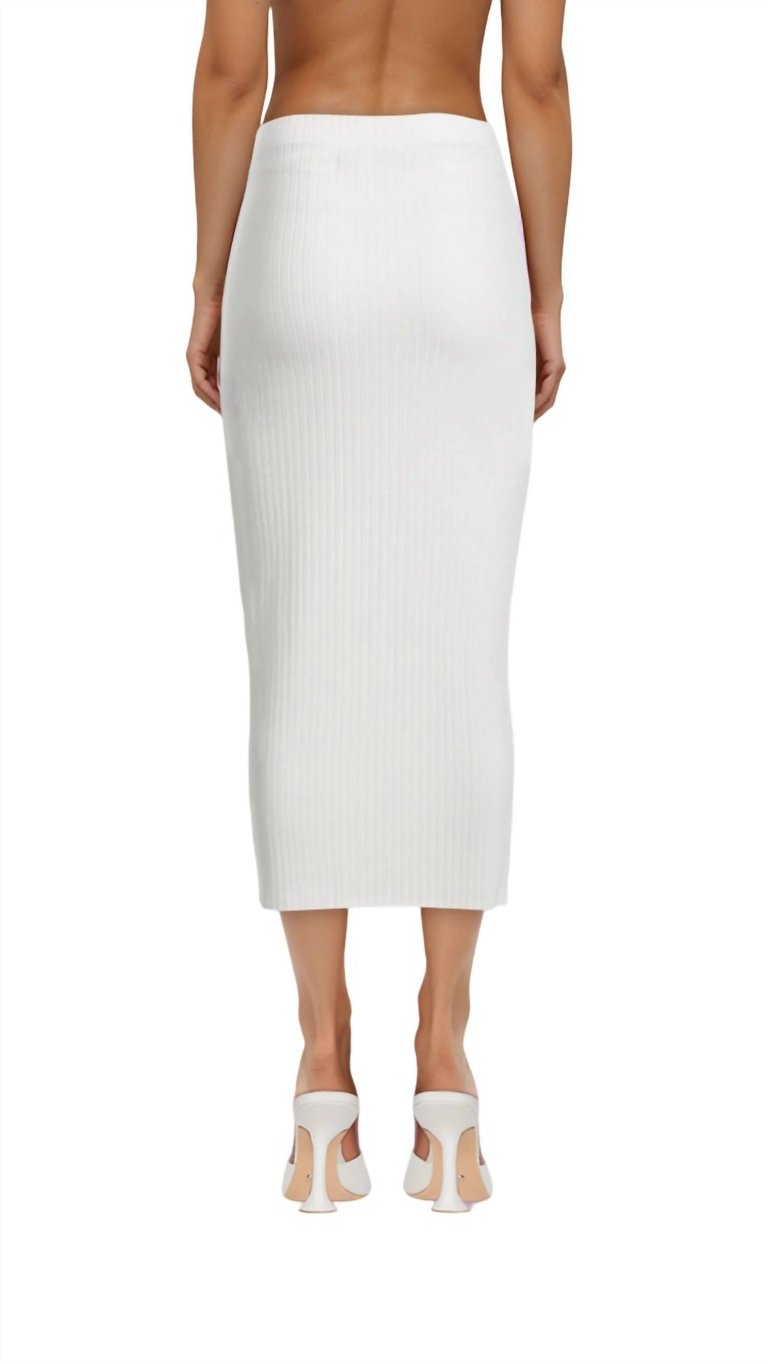 Rib Pencil Skirt