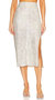 Sequin Bias Skirt - Silver
