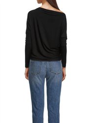 Silk Jersey Slouch Top