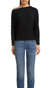 Silk Jersey Slouch Top - Black