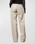 Soft Faux Leather Straight Leg Pant In Khaki