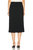 Soft Touch Slit Skirt In Black