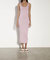 Stretch Silk Knit Maxi Tank Dress - Cherry Blossom