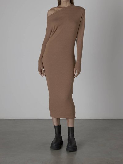 Enza Costa Sweater Knit Slouch Dress - Amber product