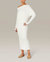 Sweater Knit Slouch Dress - Winter White