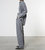 Tapered High-Waist Trouser In Light Grey