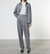 Tapered High-Waist Trouser In Light Grey - Light Grey